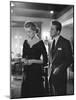Actors Lauren Bacall and Kirk Douglas in "Young Man with a Horn" During Production-Alfred Eisenstaedt-Mounted Premium Photographic Print