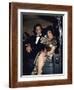 Actors Michael Nader and Joan Collins Sitting in a Car-John Paschal-Framed Premium Photographic Print