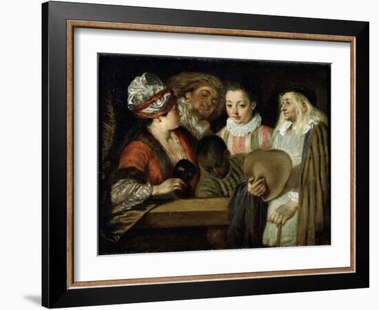 Actors of the Comédie Française, 1711-1712-Jean-Antoine Watteau-Framed Giclee Print