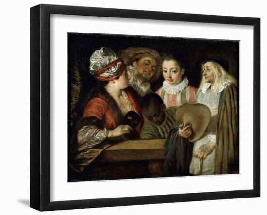 Actors of the Comédie Française, 1711-1712-Jean-Antoine Watteau-Framed Giclee Print