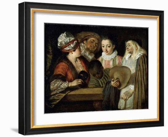 Actors of the Comédie Française, 1711-1712-Jean-Antoine Watteau-Framed Giclee Print