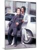 Actors Philip Michael Thomas and Shooting Scene From Thomas's Television Series "Miami Vice"-David Mcgough-Mounted Premium Photographic Print