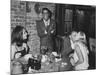 Actors Sammy Davis Jr. and Richard Burton and May Britt-Leonard Mccombe-Mounted Premium Photographic Print
