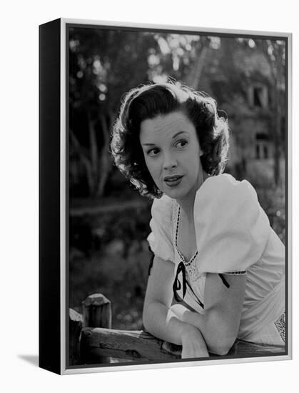 Actress and Singer Judy Garland-Bob Landry-Framed Premier Image Canvas