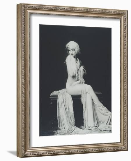 Actress and Ziegfeld Girl Claudia Dell-null-Framed Premium Photographic Print