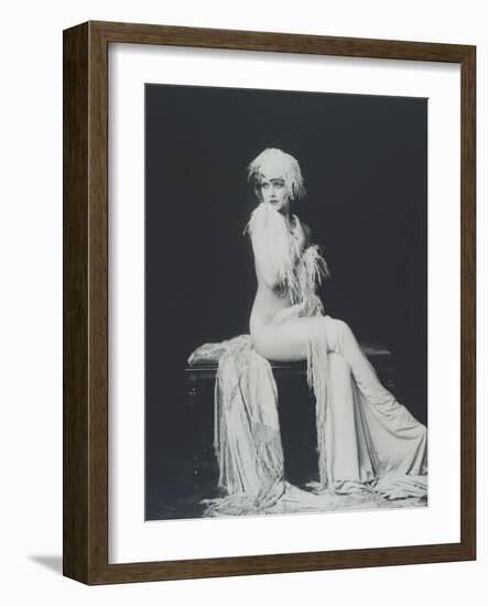 Actress and Ziegfeld Girl Claudia Dell-null-Framed Premium Photographic Print