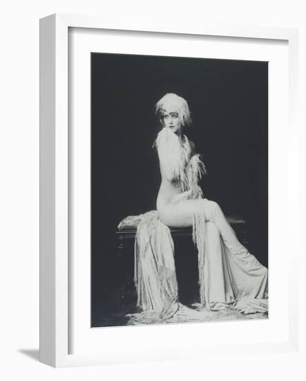 Actress and Ziegfeld Girl Claudia Dell-null-Framed Premium Photographic Print