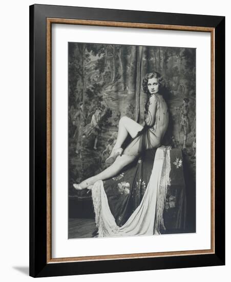 Actress and Ziegfeld Girl Drucilla Strain-null-Framed Premium Photographic Print