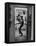 Actress Angela Lansbury Limbering Up for Hit Broadway Show 'Mame'-Mark Kauffman-Framed Premier Image Canvas
