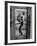 Actress Angela Lansbury Limbering Up for Hit Broadway Show 'Mame'-Mark Kauffman-Framed Premium Photographic Print