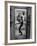 Actress Angela Lansbury Limbering Up for Hit Broadway Show 'Mame'-Mark Kauffman-Framed Premium Photographic Print