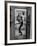 Actress Angela Lansbury Limbering Up for Hit Broadway Show 'Mame'-Mark Kauffman-Framed Premium Photographic Print