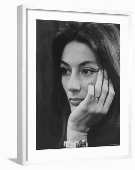 Actress Anouk Aimee-Bill Eppridge-Framed Premium Photographic Print