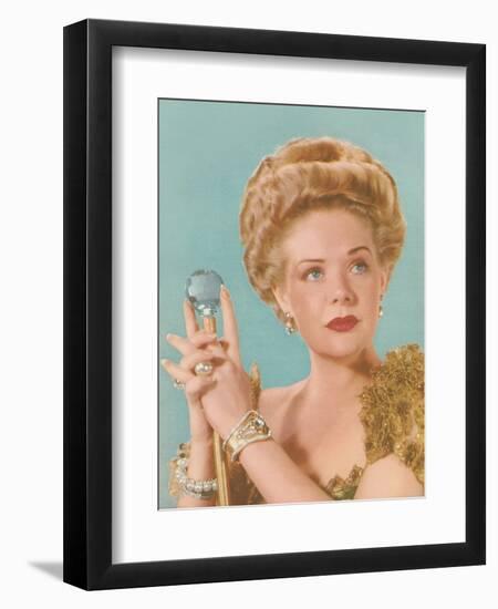 Actress as Queen-null-Framed Art Print