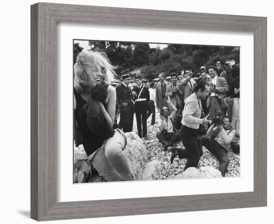 Actress at Cannes Film Festival-Paul Schutzer-Framed Photographic Print