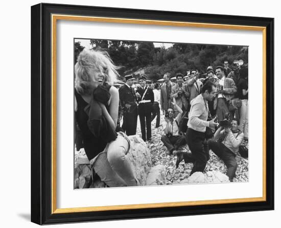 Actress at Cannes Film Festival-Paul Schutzer-Framed Photographic Print