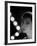 Actress Audrey Hepburn Backlit by V Pattern of 6 Klieg Lights-Allan Grant-Framed Premium Photographic Print