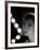 Actress Audrey Hepburn Backlit by V Pattern of 6 Klieg Lights-Allan Grant-Framed Premium Photographic Print