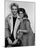 Actress Brooke Shields and Musician Sting-null-Mounted Premium Photographic Print