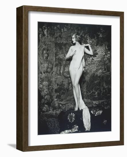 Actress, Dancer, and Ziegfeld Girl Hazel Forbes-null-Framed Premium Photographic Print