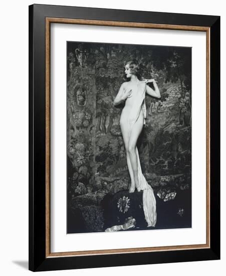 Actress, Dancer, and Ziegfeld Girl Hazel Forbes-null-Framed Premium Photographic Print