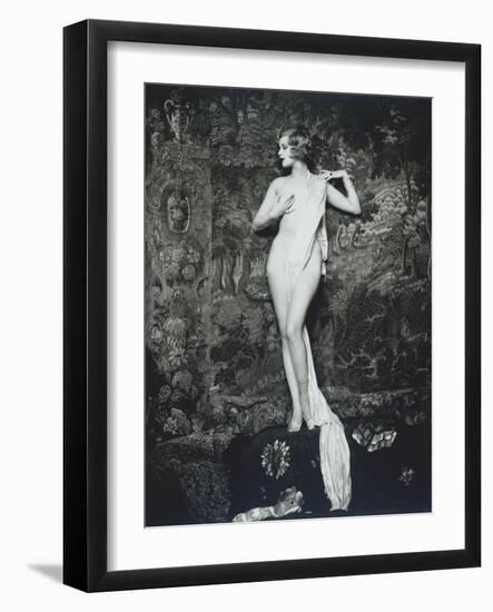 Actress, Dancer, and Ziegfeld Girl Hazel Forbes-null-Framed Premium Photographic Print