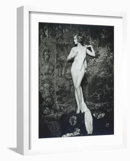 Actress, Dancer, and Ziegfeld Girl Hazel Forbes-null-Framed Premium Photographic Print