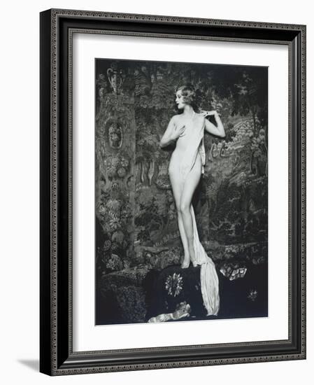 Actress, Dancer, and Ziegfeld Girl Hazel Forbes-null-Framed Premium Photographic Print