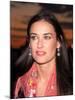 Actress Demi Moore at Debut of Talk Magazine at Liberty Island-Dave Allocca-Mounted Premium Photographic Print