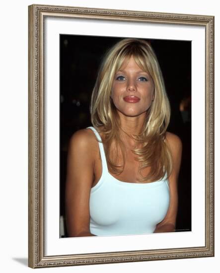 Actress Donna D'Errico-Dave Allocca-Framed Premium Photographic Print