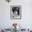 Actress Elizabeth Taylor at Hollywood Party After Winning Oscar, Which is on Table in Front of Her-Allan Grant-Framed Premium Photographic Print displayed on a wall