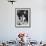 Actress Elizabeth Taylor at Hollywood Party After Winning Oscar, Which is on Table in Front of Her-Allan Grant-Framed Premium Photographic Print displayed on a wall