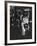 Actress Elizabeth Taylor in Crowd with Eddie Fisher-Grey Villet-Framed Premium Photographic Print