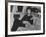 Actress Elizabeth Taylor Sitting in the Back of a Limo-David Mcgough-Framed Premium Photographic Print