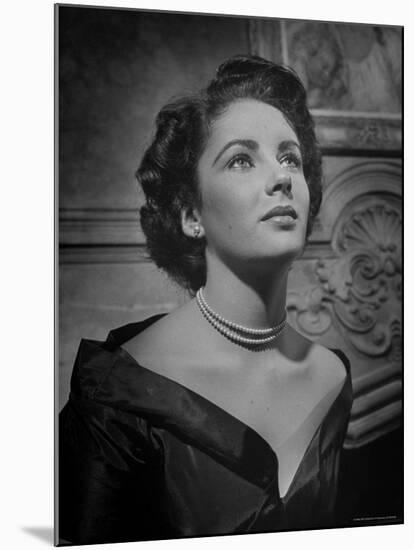 Actress Elizabeth Taylor-J^ R^ Eyerman-Mounted Premium Photographic Print