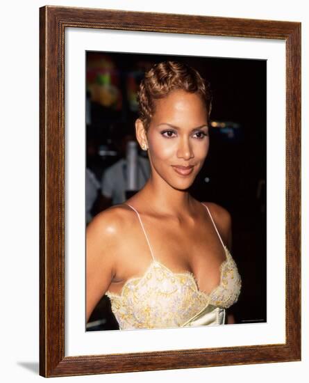 Actress Halle Berry at Screening of Her HBO Television Film "Dorothy Dandridge"-Marion Curtis-Framed Premium Photographic Print