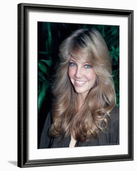 Actress Heather Locklear-David Mcgough-Framed Premium Photographic Print