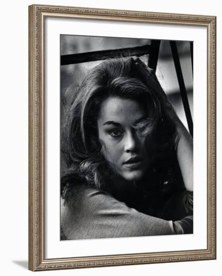 Actress Jane Fonda-Gjon Mili-Framed Premium Photographic Print