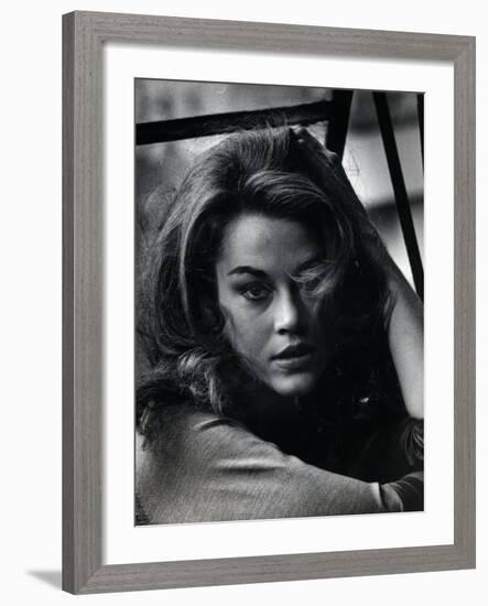 Actress Jane Fonda-Gjon Mili-Framed Premium Photographic Print