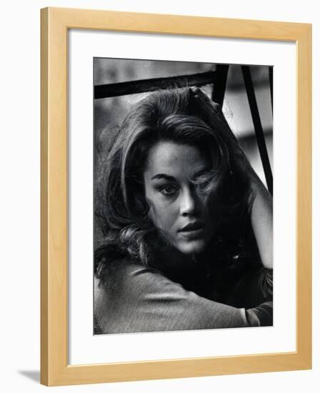 Actress Jane Fonda-Gjon Mili-Framed Premium Photographic Print