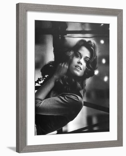 Actress Jane Fonda-Gjon Mili-Framed Premium Photographic Print