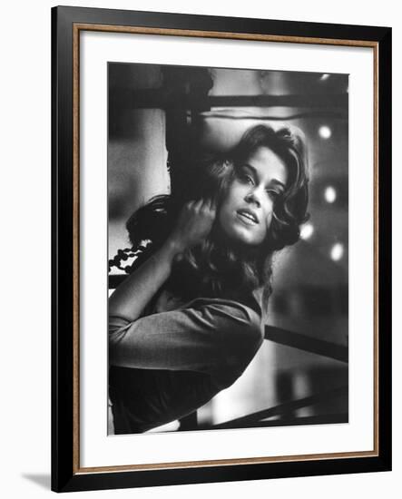 Actress Jane Fonda-Gjon Mili-Framed Premium Photographic Print