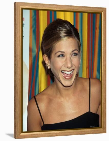 Actress Jennifer Aniston at Cosmopolitan Magazine Party-Dave Allocca-Framed Premier Image Canvas