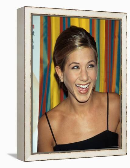 Actress Jennifer Aniston at Cosmopolitan Magazine Party-Dave Allocca-Framed Premier Image Canvas