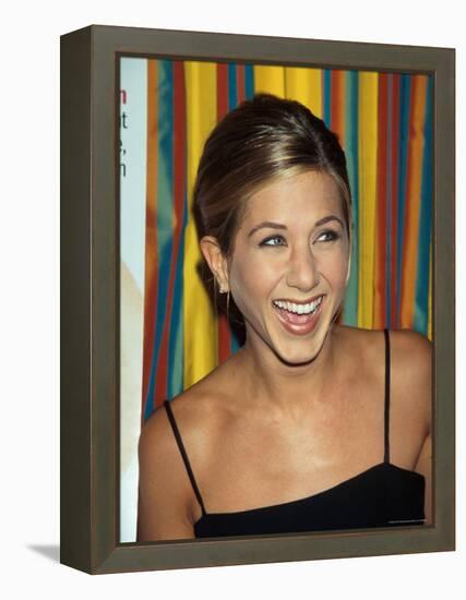 Actress Jennifer Aniston at Cosmopolitan Magazine Party-Dave Allocca-Framed Premier Image Canvas