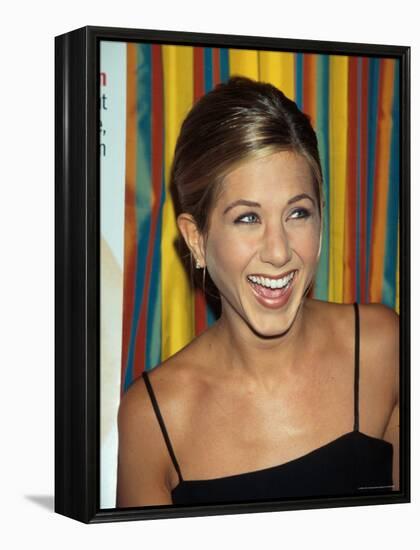 Actress Jennifer Aniston at Cosmopolitan Magazine Party-Dave Allocca-Framed Premier Image Canvas