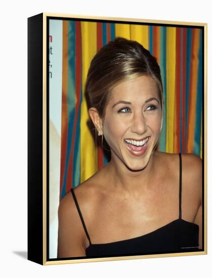 Actress Jennifer Aniston at Cosmopolitan Magazine Party-Dave Allocca-Framed Premier Image Canvas