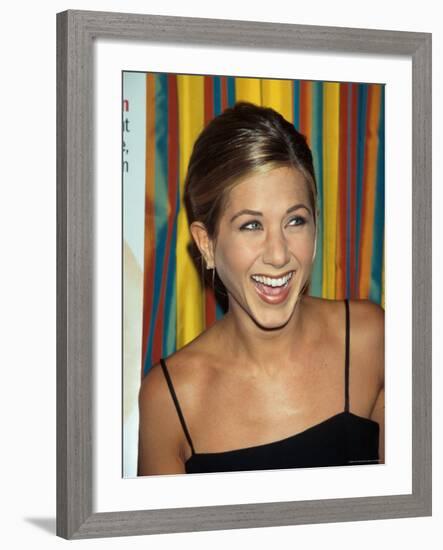 Actress Jennifer Aniston at Cosmopolitan Magazine Party-Dave Allocca-Framed Premium Photographic Print