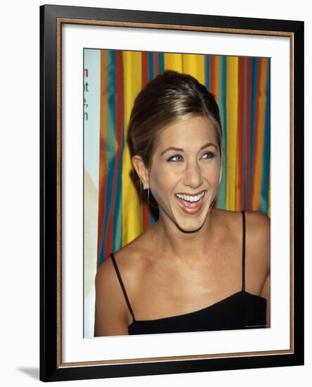 Actress Jennifer Aniston at Cosmopolitan Magazine Party-Dave Allocca-Framed Premium Photographic Print