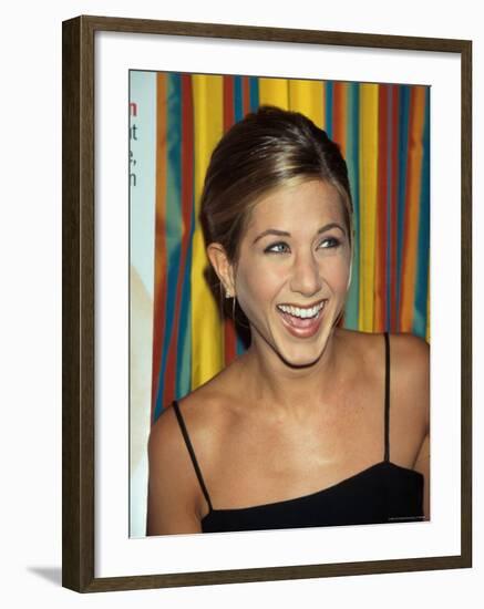 Actress Jennifer Aniston at Cosmopolitan Magazine Party-Dave Allocca-Framed Premium Photographic Print